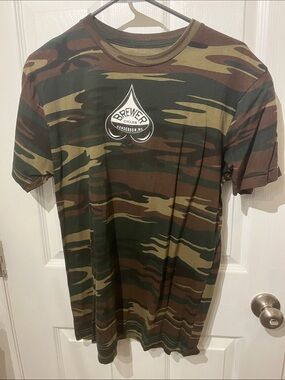 Source Unknown Camo Short-Sleeve Tee - Green/Brown